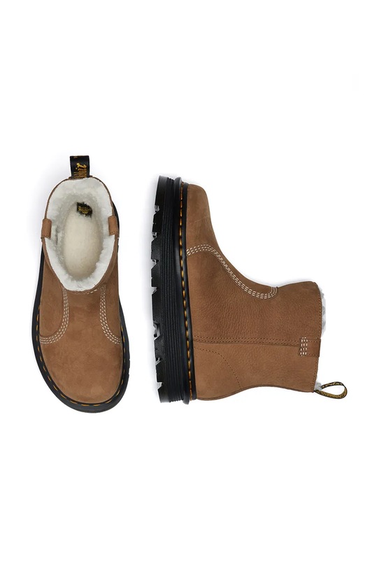Dr. Martens botki nubukowe ZebZag Rigger Warm Lined DM42023200