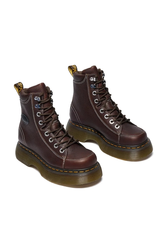 Dr. Martens botki skórzane Buzz 8i DM42033200 brązowy AW25