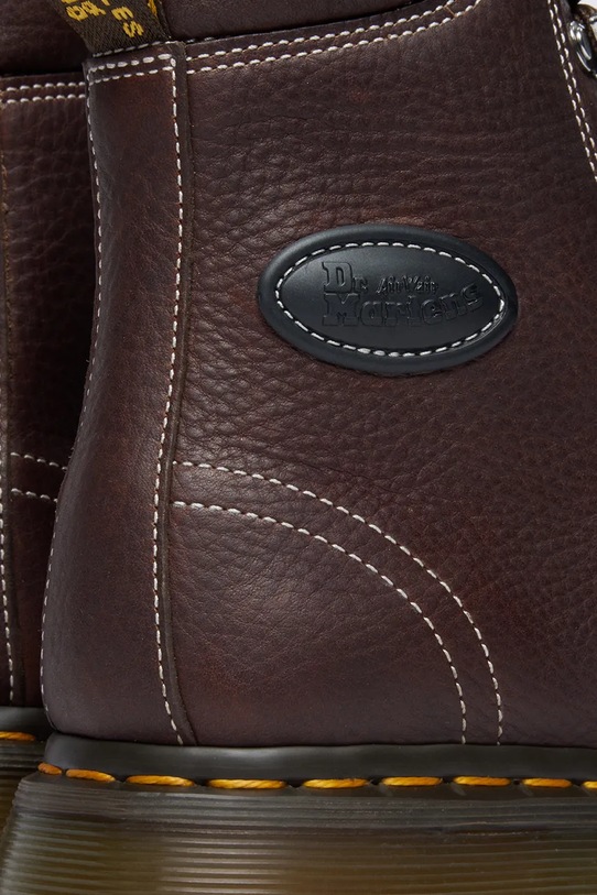 Dr. Martens botki skórzane Buzz 8i brązowy DM42033200