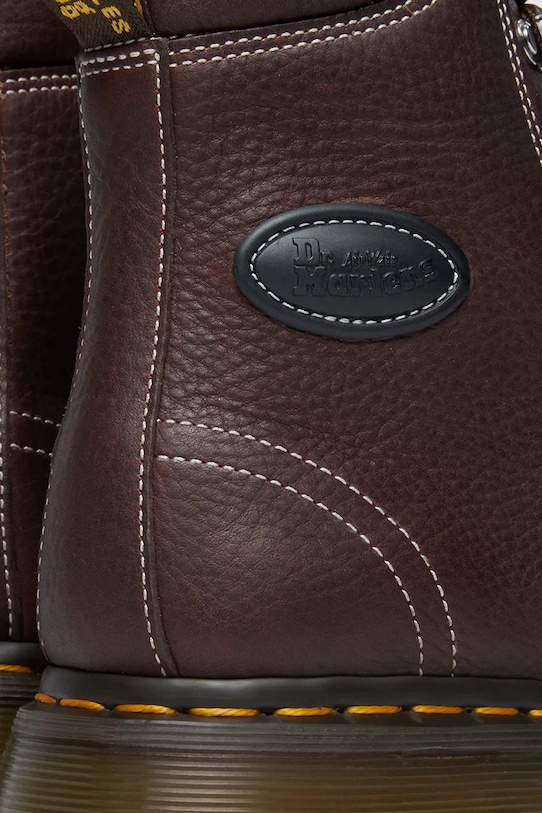 Dr. Martens botki skórzane Buzz 8i brązowy DM42033200