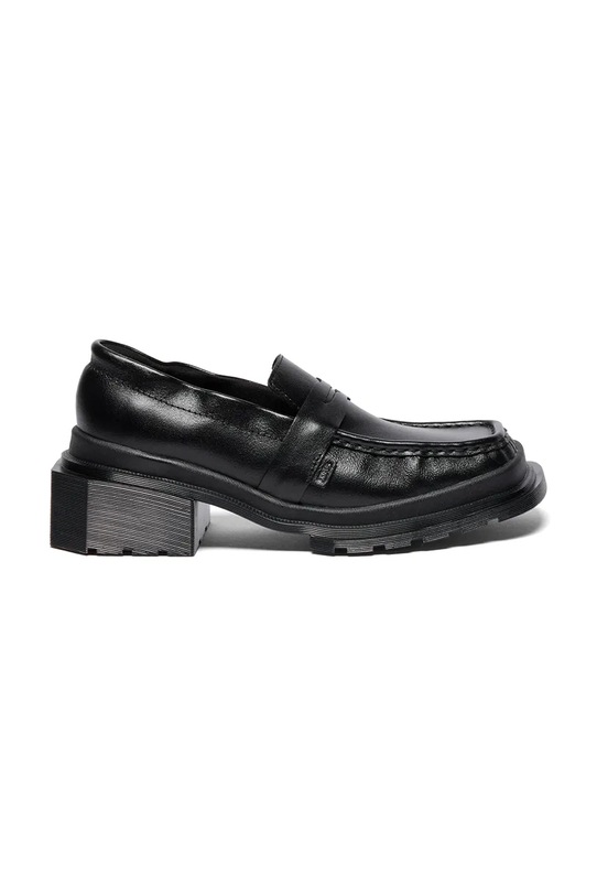 Dr. Martens mokasyny skórzane Maybole Loafer platforma czarny DM42063001