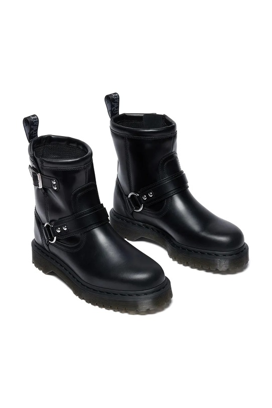 Dr. Martens botki skórzane Anistone Harness DM42583001 czarny AW25