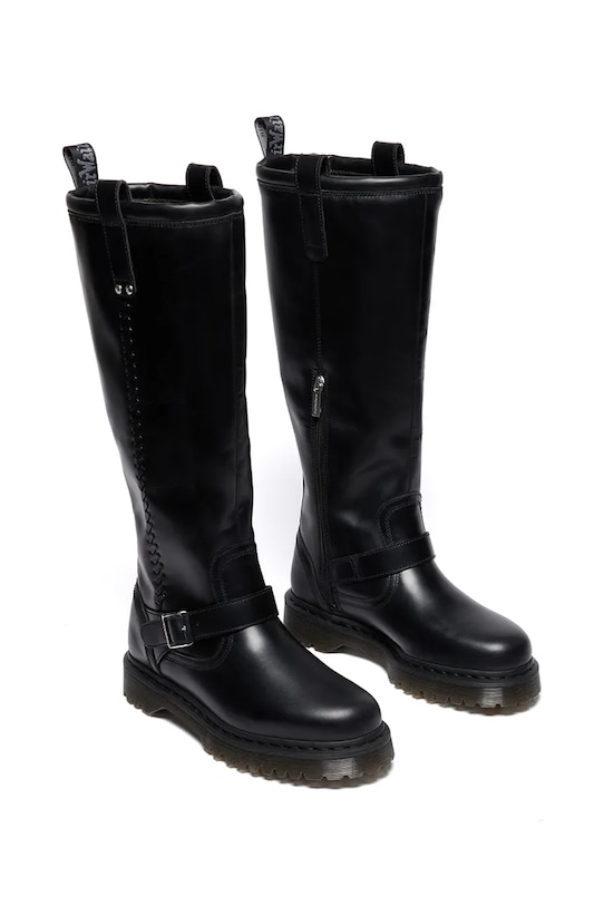 Dr. Martens kozaki skórzane Anistone DM42669001 czarny AW25