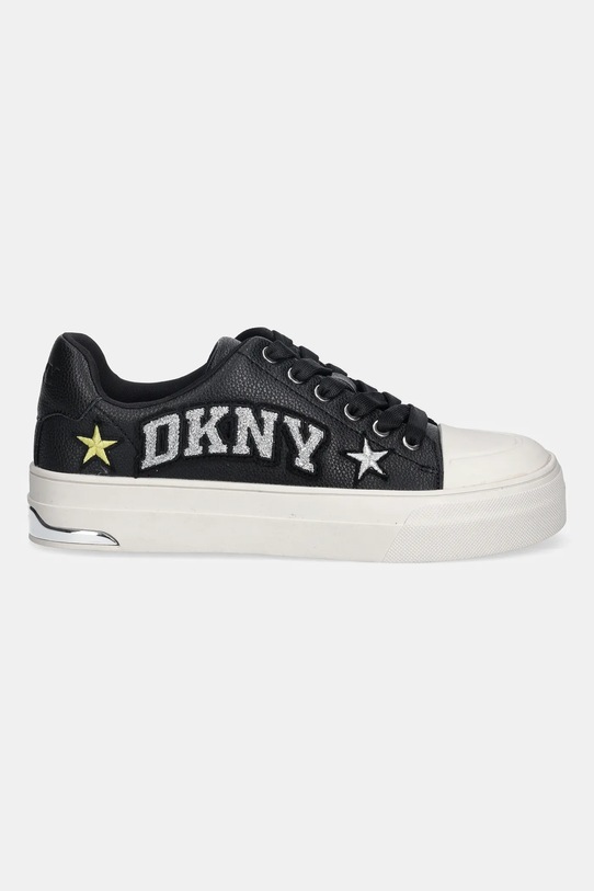 Δερμάτινα ελαφριά παπούτσια Dkny York Star K4588454.BLK μαύρο AW25