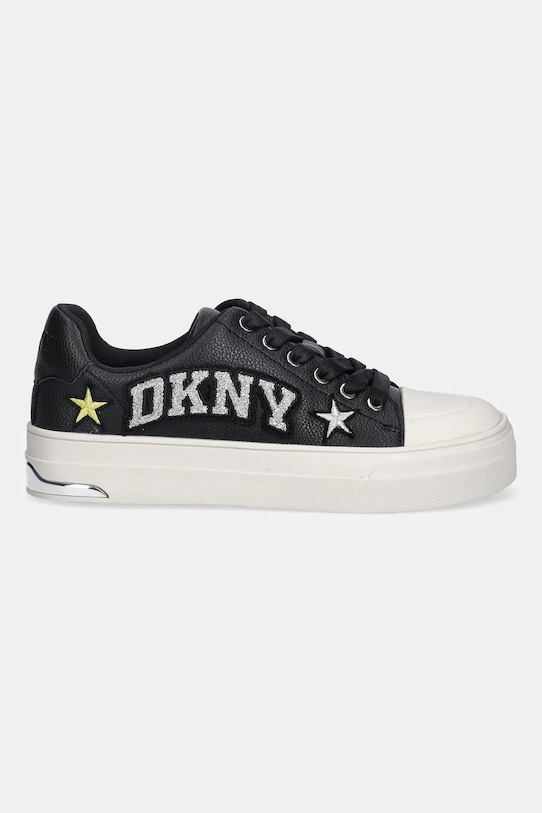 Kožené tenisky Dkny York Star K4588454.BLK čierna AW25