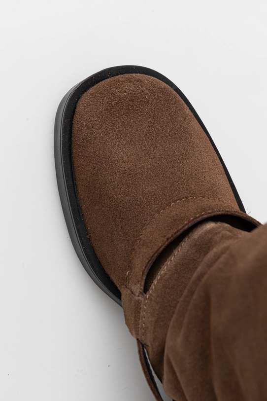 Elegantni škornji iz semiša Steve Madden Aletta 11004755.275 bež