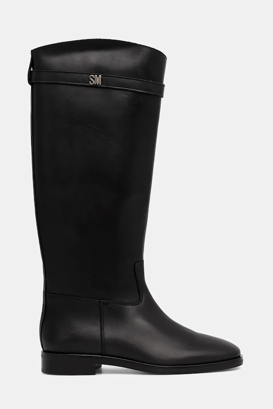 Δερμάτινες μπότες Steve Madden Novi 11004728.017 μαύρο AW25