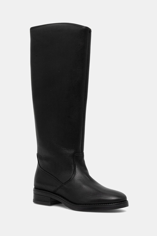 Steve Madden kozaki skórzane Vlora płaski czarny 11004761.017
