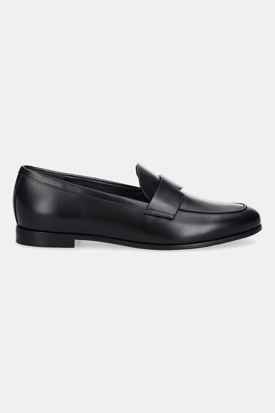 Max Mara mokasyny skórzane REGENTMOC 2524526071600 czarny AW25
