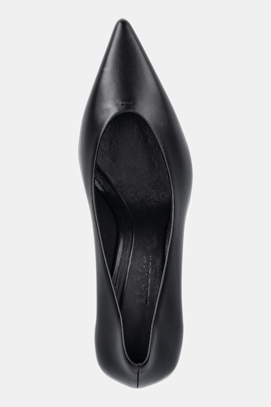 Шкіряні туфлі Max Mara LIGHTPUMP чорний 2524526171600