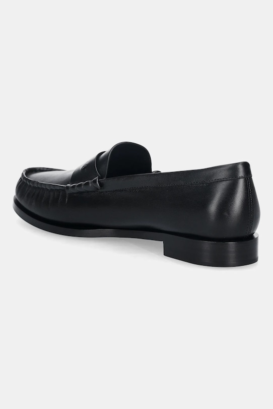 Obuwie Max Mara mokasyny skórzane BOYMOC 2524526391600 czarny