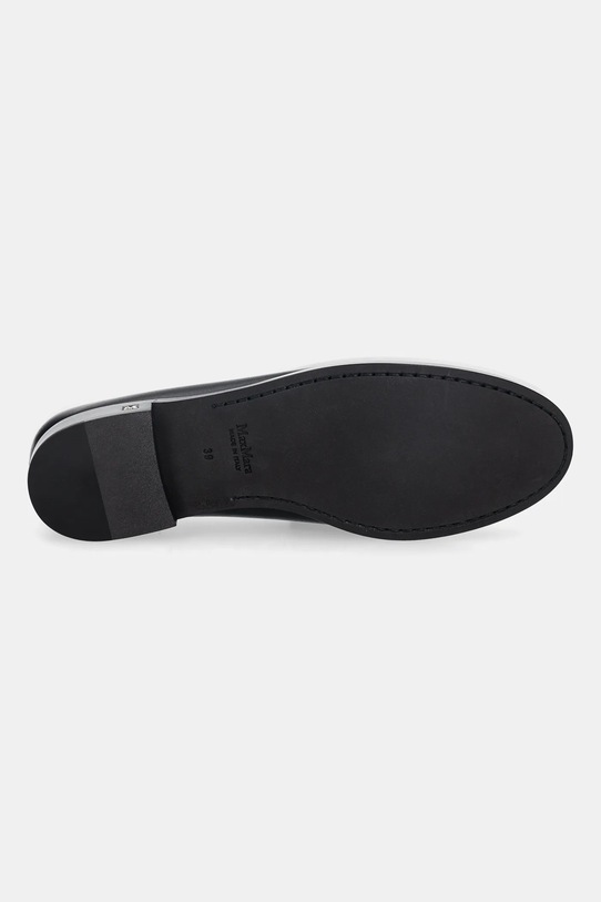 Max Mara mokasyny skórzane BOYMOC 2524526391600 czarny