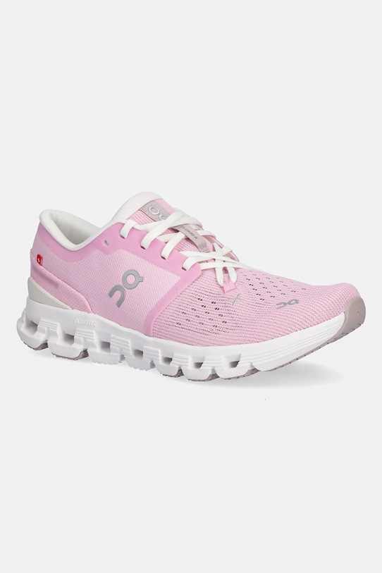 ON running buty do biegania Cloud X 4 syntetyczny różowy 3WE30073561