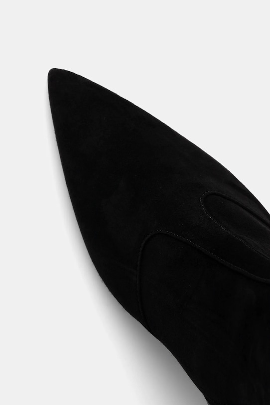 Furla cizme din piele întoarsă Sfera negru YK02SFE.C10000.O6000