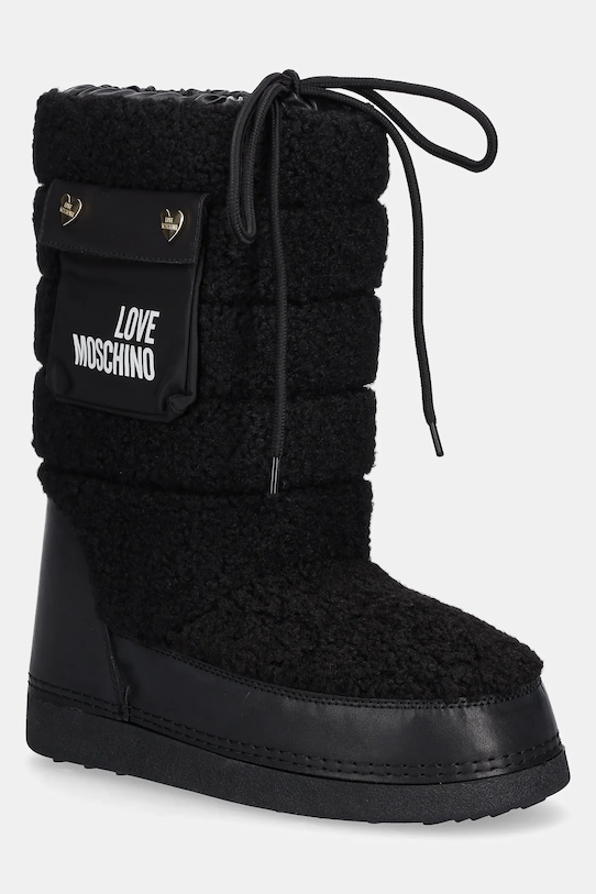 Love Moschino cizme de iarnă izolat negru JA24452G0NISM00A