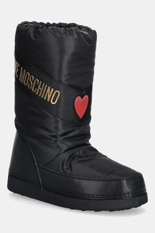 Love Moschino śniegowce syntetyczny czarny JA24032G0NISY000