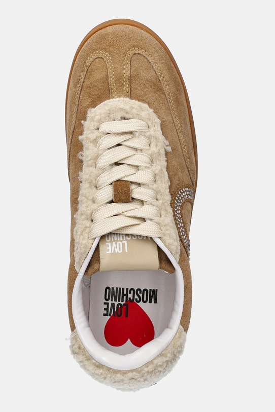 Love Moschino sneakersy beżowy JA15402G0NIGY104