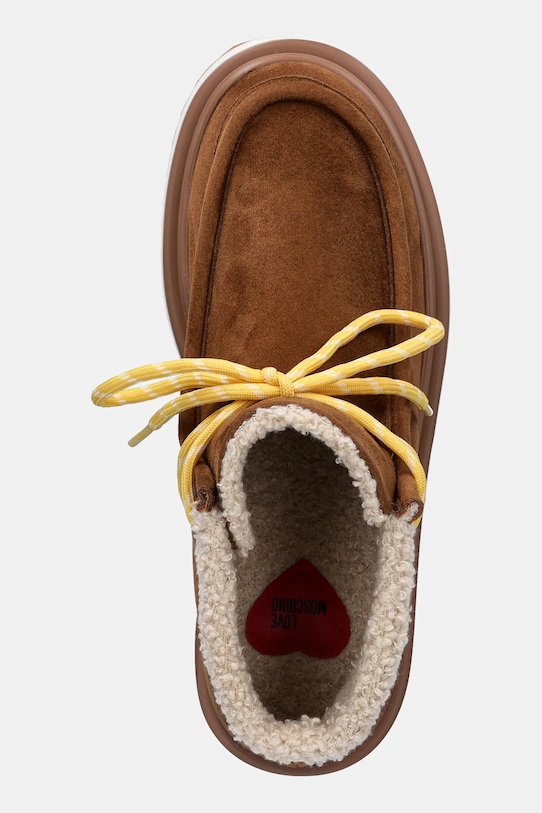 Love Moschino botki brązowy JA21116L0NJAW210