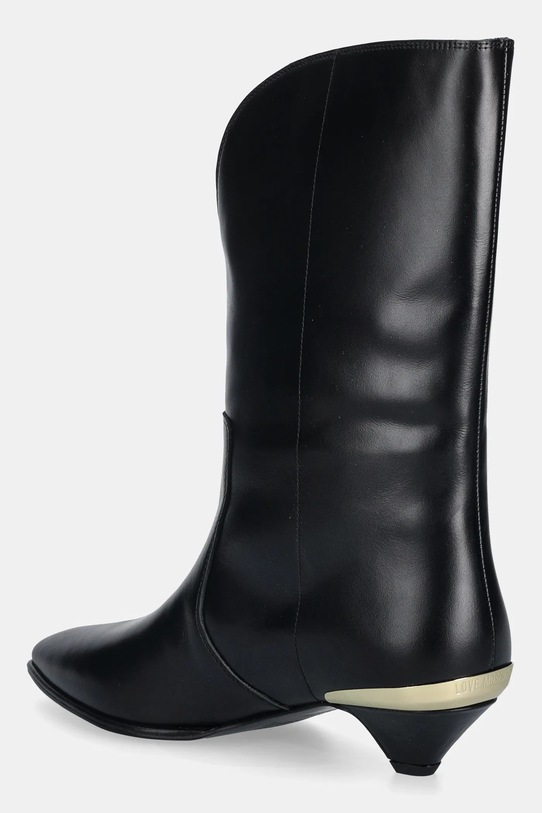 Obuwie Love Moschino botki skórzane JA24363G0NIA0000 czarny