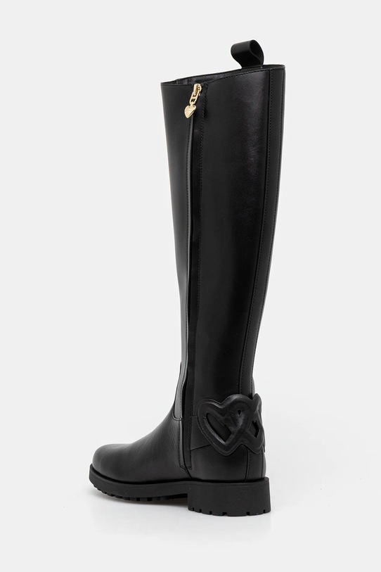 Încălțăminte Love Moschino ghete de piele JA26064G0NIA0000 negru