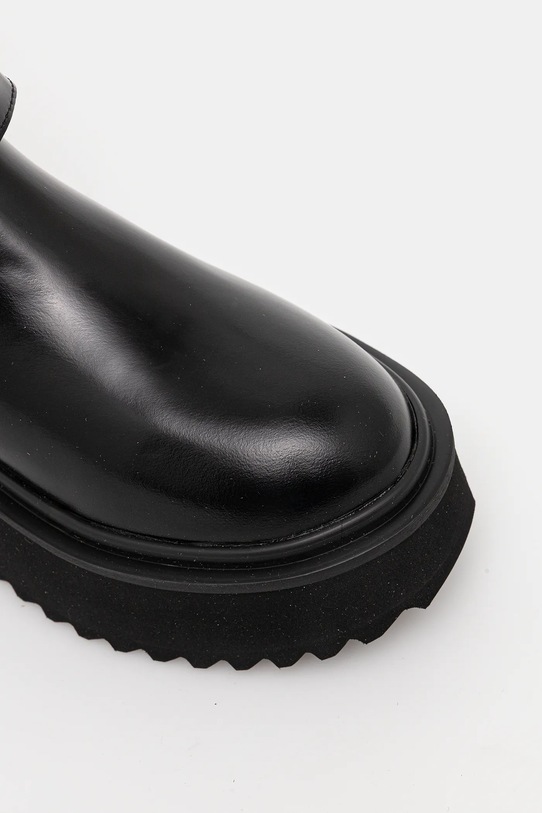 Love Moschino botki skórzane czarny JA24476I0NJD0000