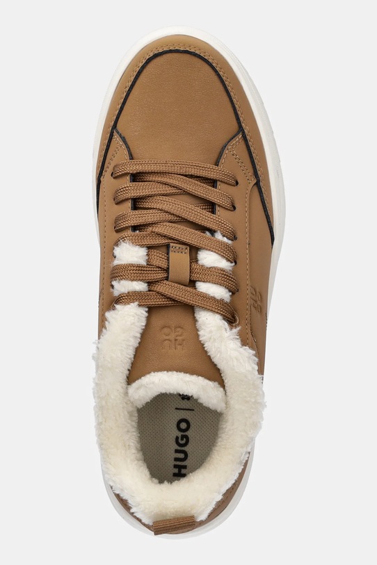 HUGO sneakersy Lyssa brązowy 50552645.230