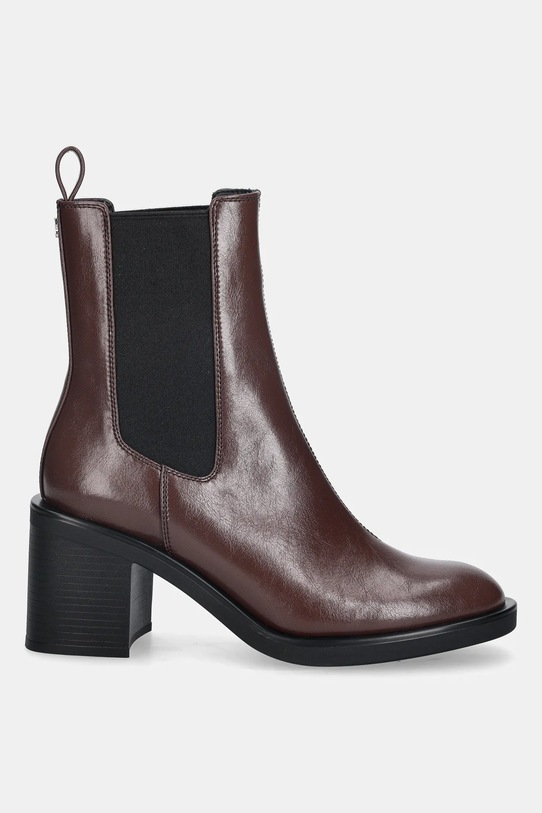 Μπότες τσέλσι HUGO Nalie 50552697.201 καφέ AW25