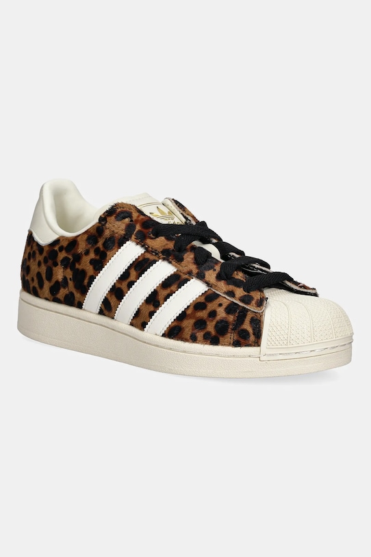 adidas Originals sneakersy SUPERSTAR II W tekstylny brązowy KI0569