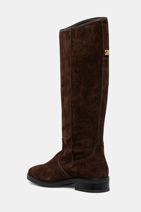 Scarpe Steve Madden stivali in pelle scamosciata Vlora 11004761.205 marrone