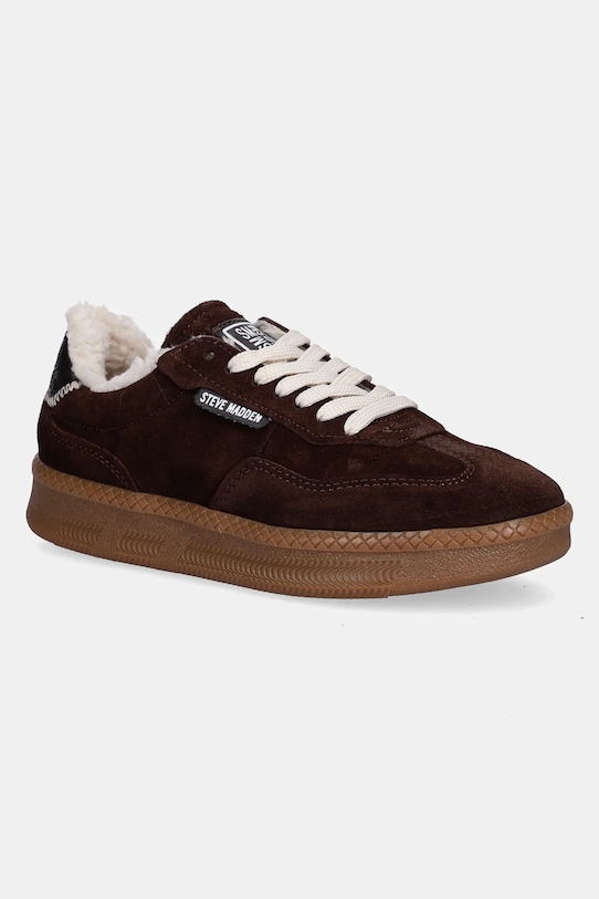 Steve Madden sneakers din piele întoarsă Euphoria Planet friendly maro 11003591.205
