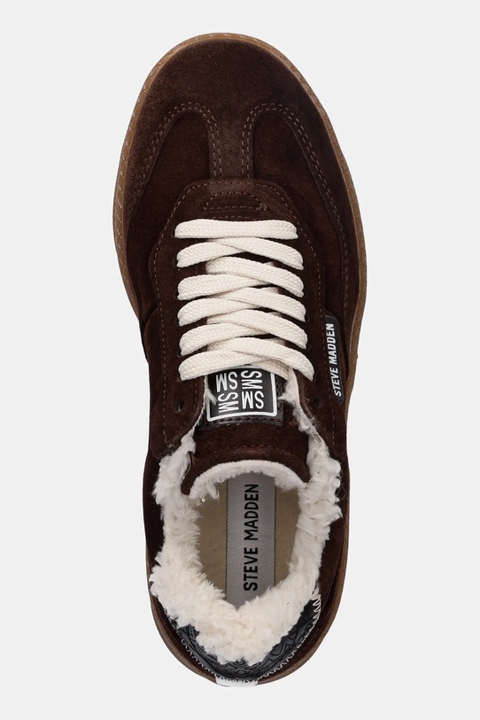 Steve Madden sneakersy zamszowe Euphoria brązowy 11003591.205