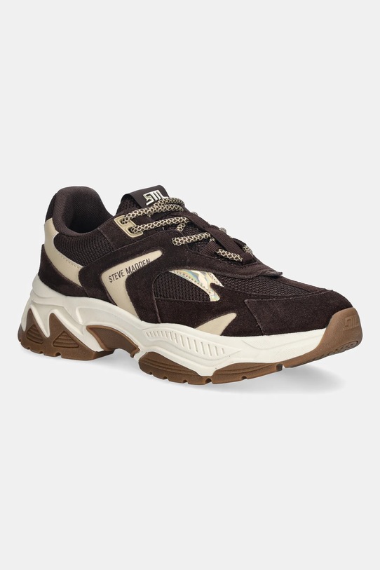 Steve Madden sneakersy Ample tekstylny brązowy 11004898.880