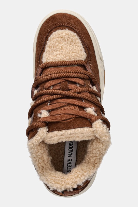 Steve Madden sneakersy Boomer-F brązowy 11003865.29A