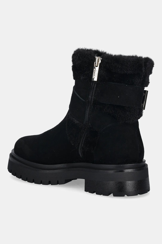 Obuwie Steve Madden botki zamszowe dziecięce Lodge 11004980.015 czarny