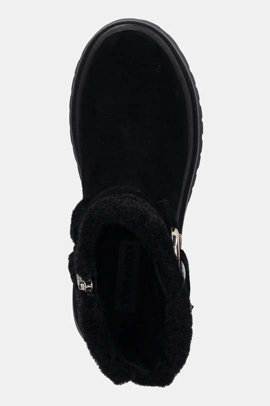 Steve Madden botki zamszowe dziecięce Lodge czarny 11004980.015