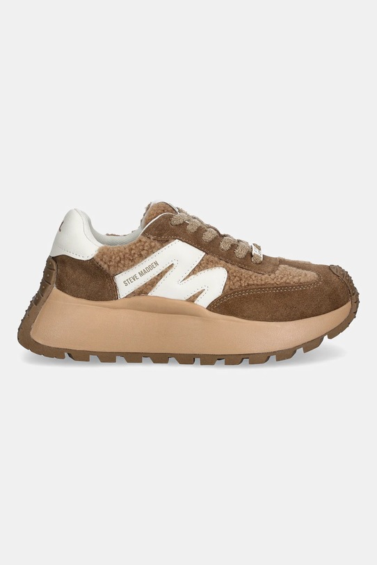 Steve Madden sneakersy Supercampo-F 11005003.280 brązowy AW25