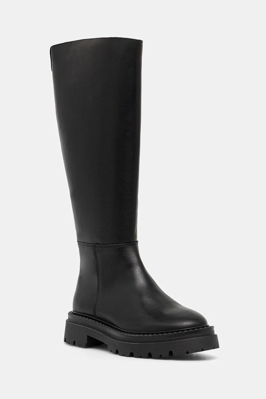 Usnjeni elegantni škornji Steve Madden Kaja-W Neizolirana črna 11004946.017
