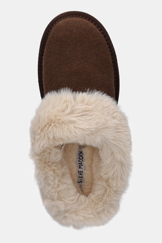 Παντόφλες Steve Madden Snow καφέ 11005021.BNB