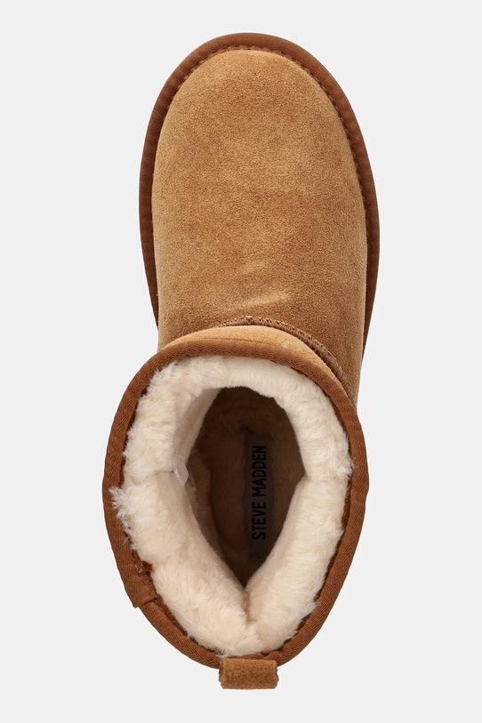 Μπότες χιονιού σουέτ Steve Madden Tessah καφέ 11003483.839