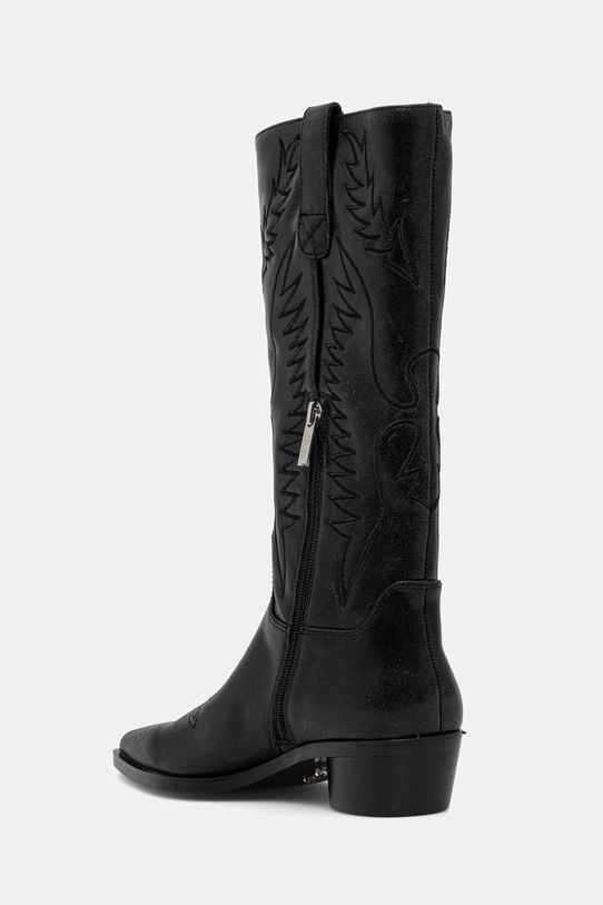 Obuwie Steve Madden kowbojki skórzane Trevi 11004909.017 czarny