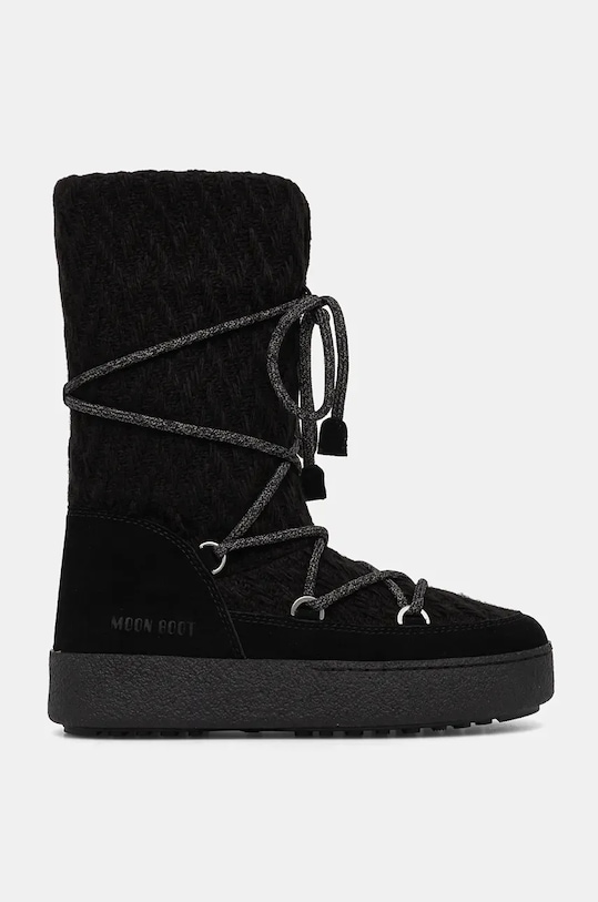 Moon Boot śniegowce MB X GIR LTRACK KNIT 80D2450230.N001 czarny AW25