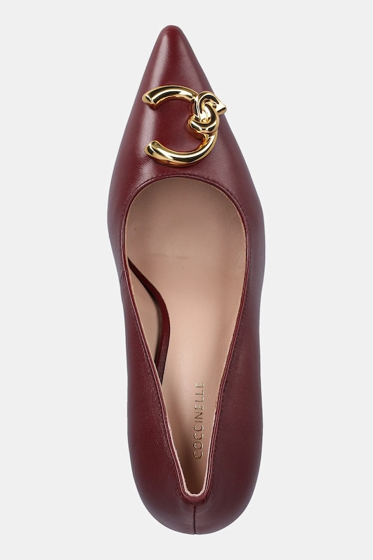 Coccinelle stilettos de piele burgundia E4.SB3.13.01.01.R52