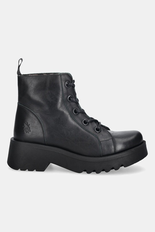 Fly London workery skórzane METZ788FLY P144788009 czarny AW25