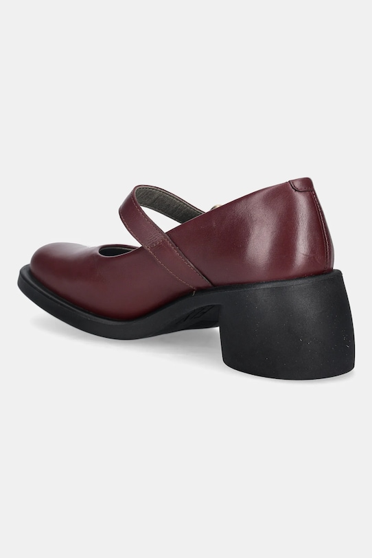 Încălțăminte Fly London pantofi de piele HUVI044FLY P145044010 burgundia