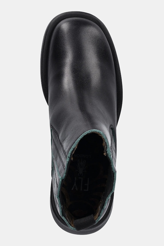 Fly London sztyblety skórzane HAIL310FLY czarny P145310003