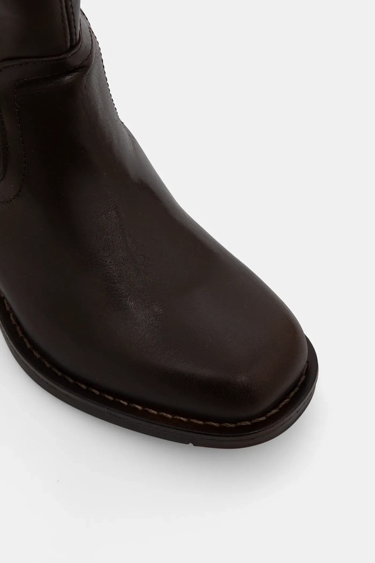 Fly London ghete de piele RINT246FLY maro P145346001