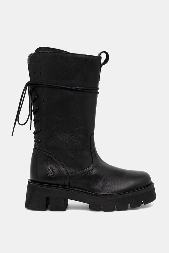 Fly London botki skórzane BERF160FLY P211160000 czarny AW25