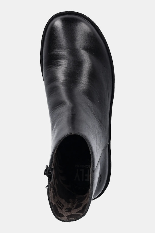 Fly London cizme de piele TOOR513FLY negru P501513001