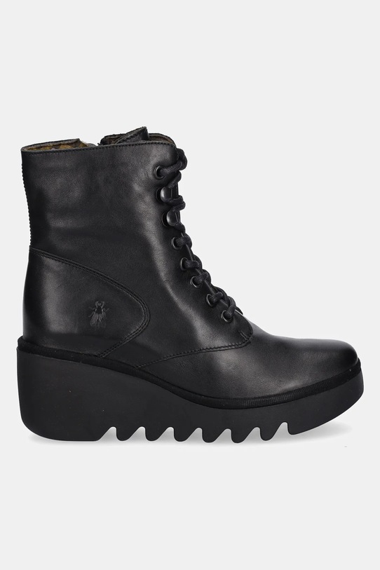 Fly London workery skórzane BIRR534FLY P501534000 czarny AW25