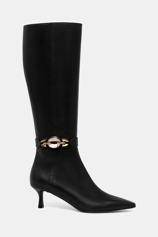 Baldinini kozaki skórzane D6B050P5VITE.0000 czarny AW25